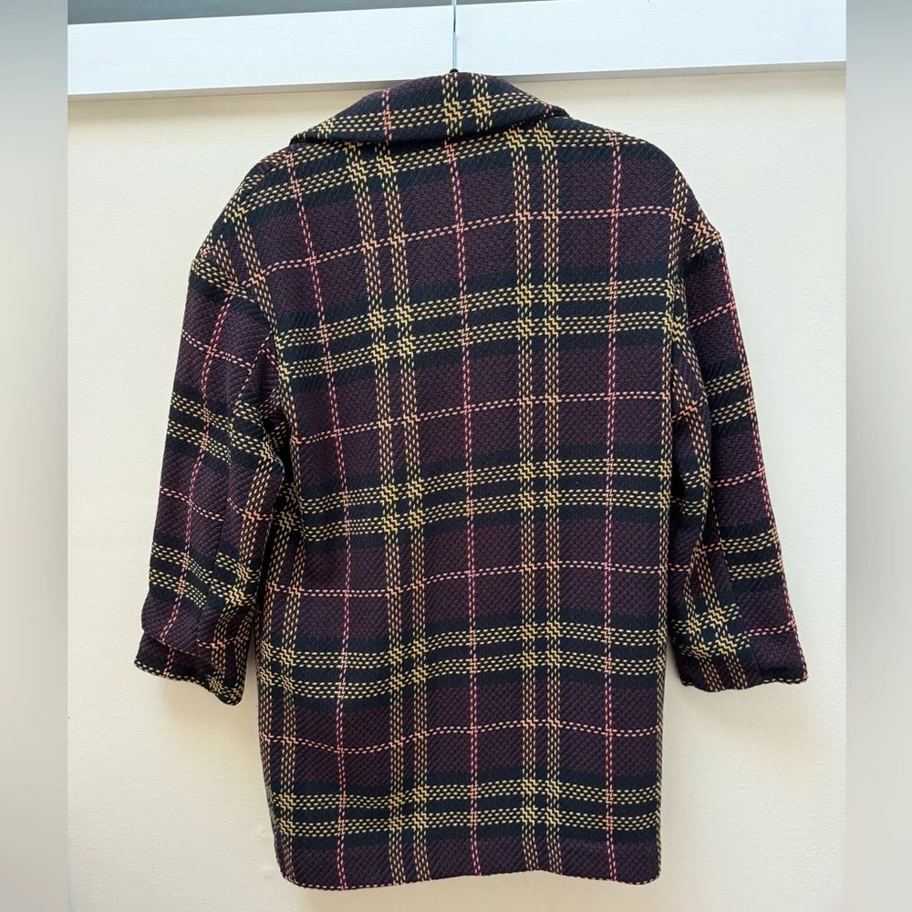 Stradivarius plaid coat - Picture 6 of 6